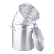 Sun Wind aluminiumsgryde med kraftig bund og medfølgende rist, 32 l.